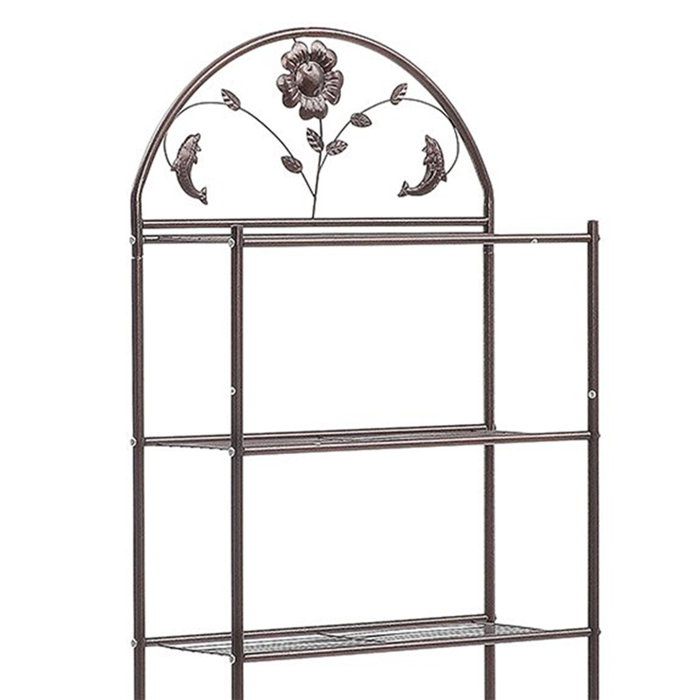 Red Barrel Studio® 3 Tier Bathroom Over The Toilet Free Standing Toilet